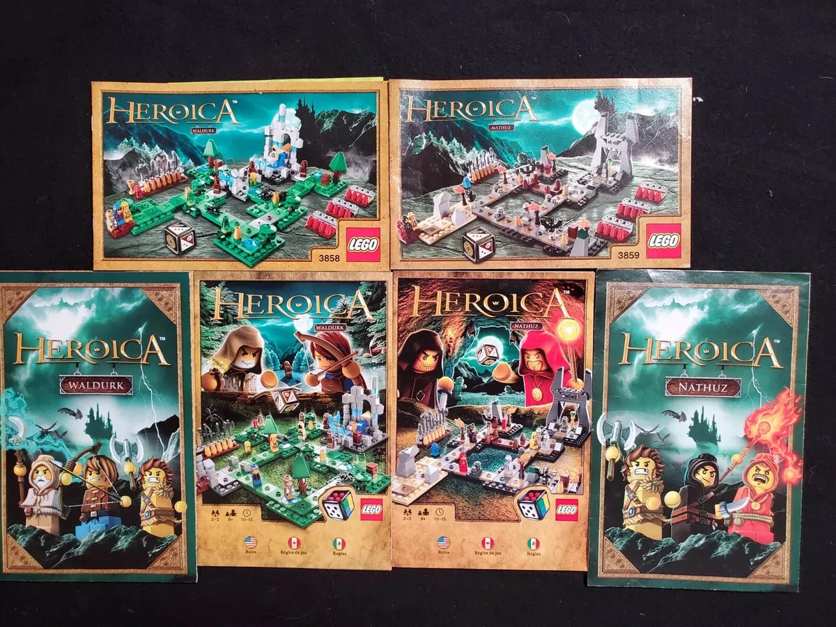 Tilståelse underordnet Baby LEGO Heroica Waldurk 3858 &amp; Nathuz 3859 Instruction Manuals Only +  Posters EUC | eBay