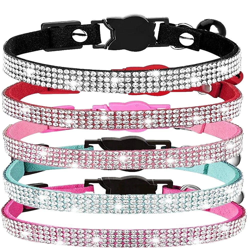 Leather XS collares de perro collar de diamantes/imitación diamante