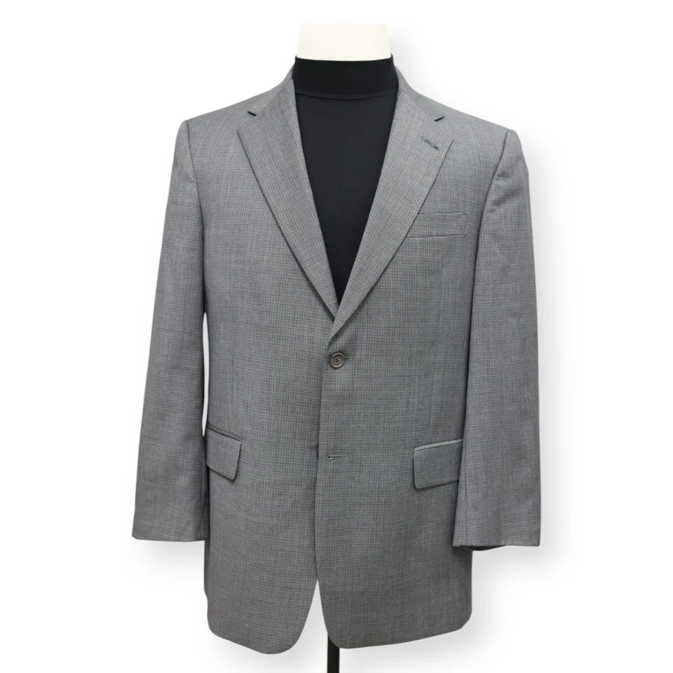 HART SCHAFFNER MARX Hombre Gris Dos Botones Abrigo Deportivo Traje Chaqueta Blazer 39 40 R Foto 2 de 4