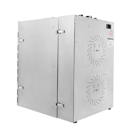 Disidratatore Alimentare 16 Vassoi Inox Frutta A Scatti Asciugatrice Soffiatore Commerciale 1500W Casa - Foto 5 di 16