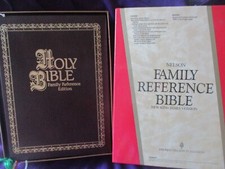 HOLY BIBLE Family Reference Edition Red Letter 1971 Nelson King James 253BG