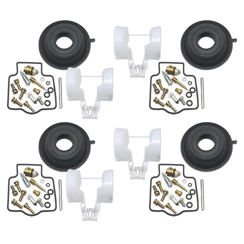 4Set Fit For Kawasaki ZX600 Ninja ZX6R ZZR600 Carburetor Repair kit Diaphragm sk