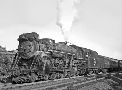 #ad #ad Erie Railroad PHOTO Steam Locomotive #2229 4 6 2 Passenger Consist Train 13x19 $17.99