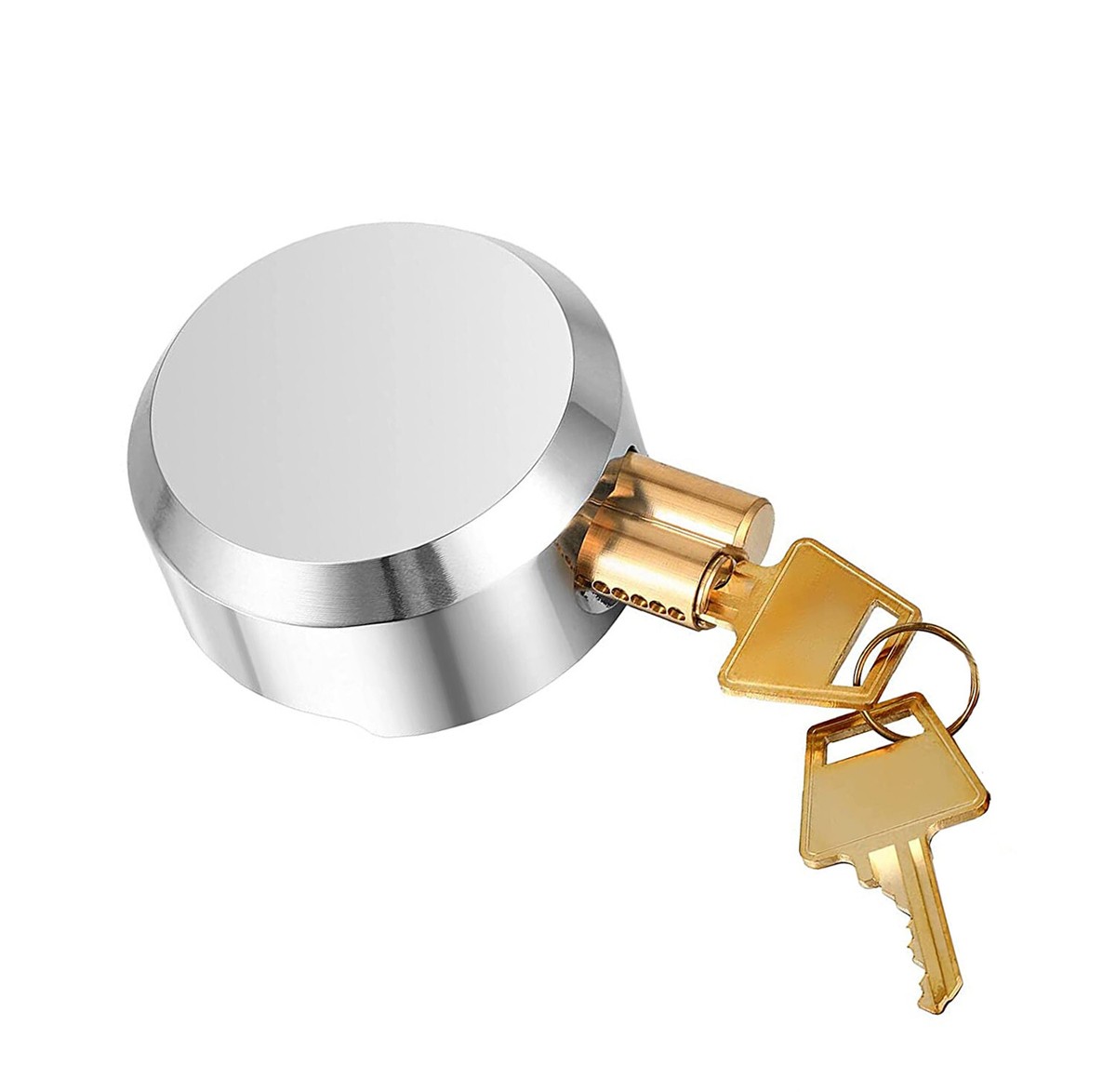 Hidden Shackle Hockey Puck Padlock 2 7/8