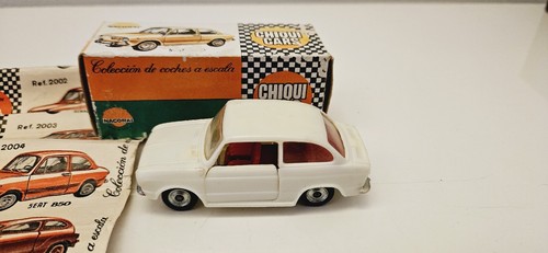 CHIQUI CARS NACORAL POLITOYS APS SEAT 850 - 1/43 - ORIGINAL MINT BOX - RARE