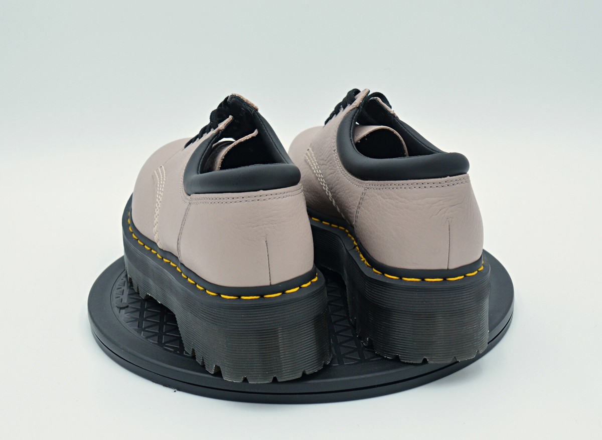 Dr Martens 8053 Quad Taupe Leather Platform Pisa Oxford  display picture 1