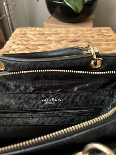 Carvela Handbag Tote Faux Vegan Saffiano Leather Grab Bag - Picture 10 of 10