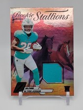 De'Von Achane 2023 Panini Zenith Football Rookie Stallions Insert - Dolphins