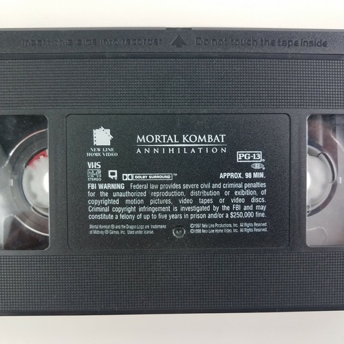 VTG Mortal Kombat - Annihilation (VHS, 1998) Robin Shou Taslisa Soto - Picture 2 of 8