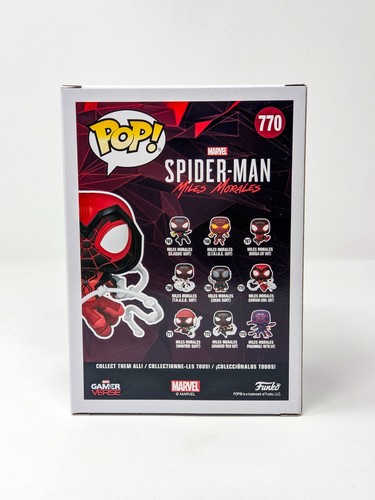 Nadji Jeter Spider-Man Miles Morales #770 Firmado Funko Pop Certificado JSA Autógrafo - Imagen 5 de 7