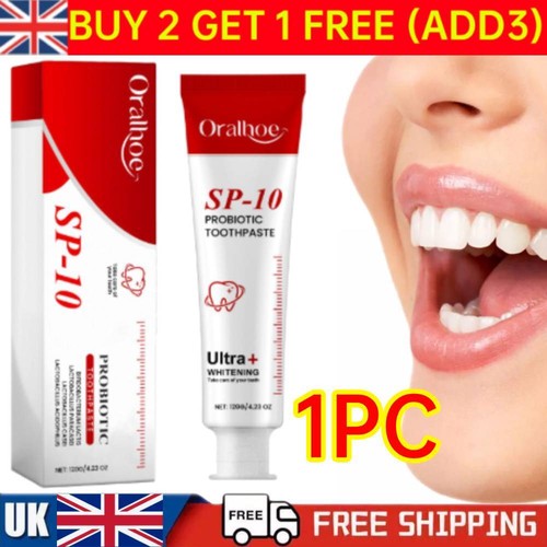 1PACK Sp-10 Probiotic Dental Ultra Whitening Sp10 Probiotic Toothpaste