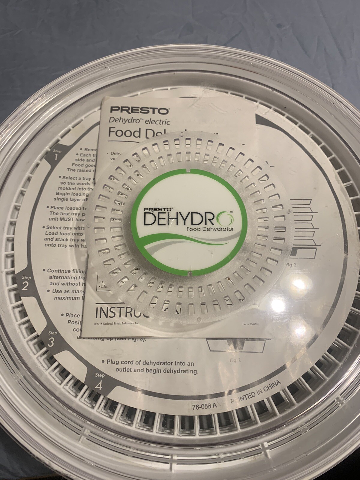 Presto Dehydro 06300 Electric Food Dehydrator White 75741063003 eBay