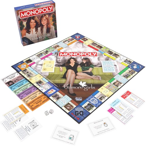 Monopoly: Gilmore Mädchen Kartenspiel Familie Party Brettspiel Set - Neu mit Etikett - Bild 3 von 6