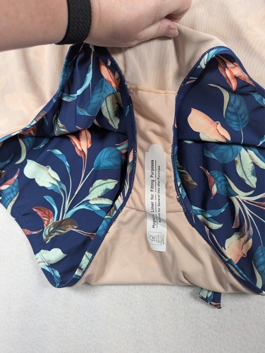 JCP Mynah - Lush Leaves - one piece swimsuit - Size: 24W - Picture 8 of 15