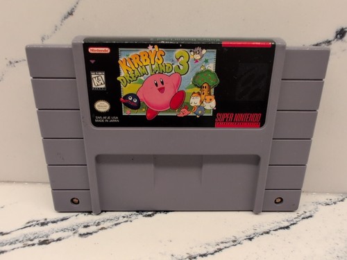 Kirby's Dream Land 3 (SNES) Super Nintendo Cartridge + Handbuch 1997 RAR - Bild 2 von 10