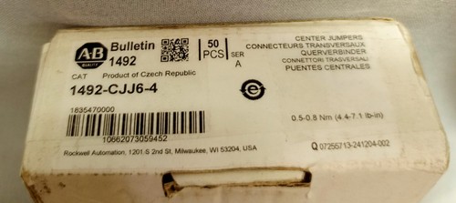 Lotto di 49 maglioni centrali Allen Bradley 1492-CJJ6-4 - Foto 2 di 2