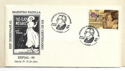 España Música Sobre Homenaje al Maestro Padilla Almería año 1990 (FM-765)