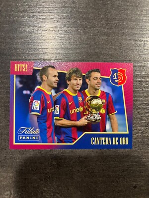Panini FC Barcelona Best Academy. Messi Xavi Iniesta. MUST HAVE KARTE