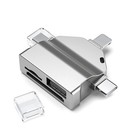 Lecteur de Cartes Multifonction 7 en 1 Adaptateur USB 2.0 Type C Vers  Lect7044