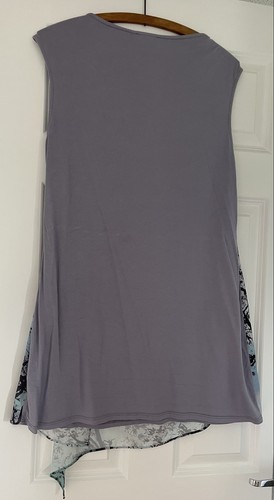 Phase Eight Women's Tunic Top Size 14 White/Grey Sleeveless Round Neck - Picture 5 of 5