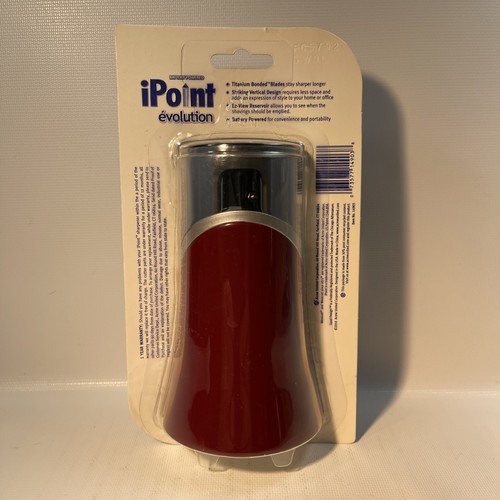 Westcott iPoint Evolution Battery Powered Pencil Sharpener Burgandy - Picture 2 of 2