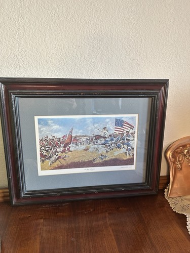 Robert Windsor Wilson Battle Of Cowpens Print Matted And Framed - Picture 9 of 15