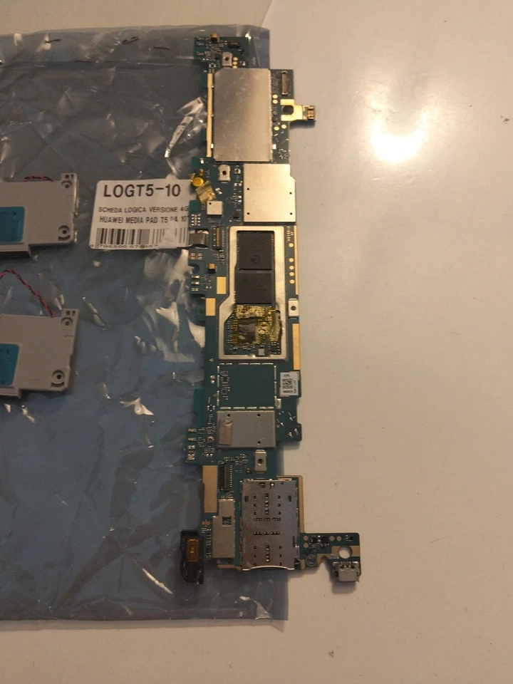 Scheda Madre Tablet Huawei Mediapad T5 Mainboard Carte Con Casse - Immagine 4 di 4