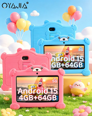 Kinder-Tablet, 2 Farben, Lern-Tag, WiFi, Bluetooth, Kamera, 7-Zoll-Touchscreen
