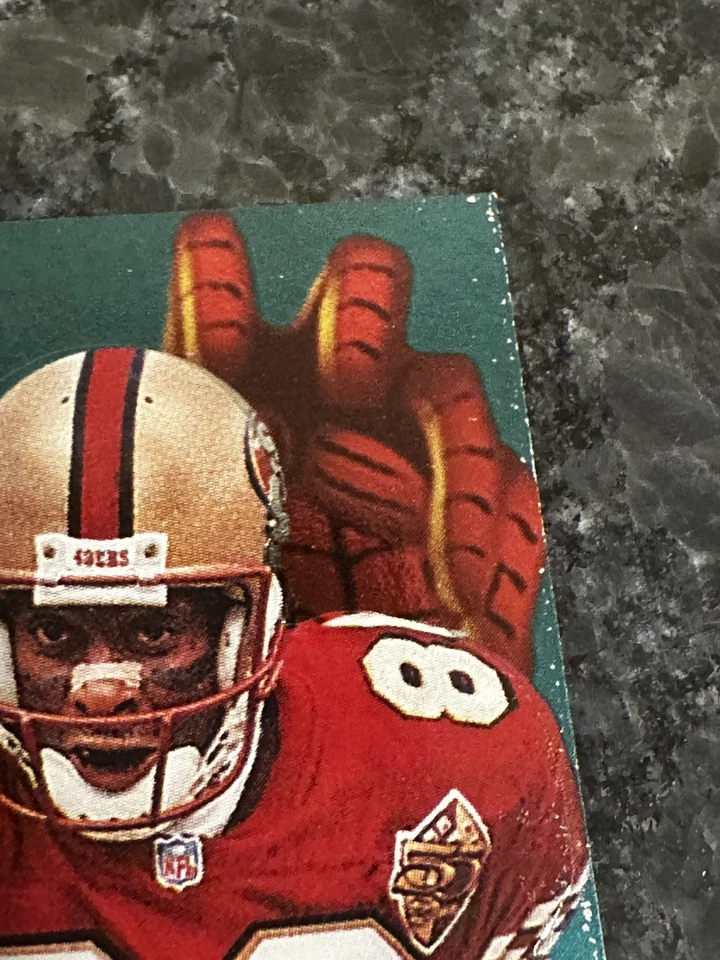 Skybox Metal Universe 1997 Marvel Metal Jerry Rice Spider-Man #6 Salón de la fama 49ers Foto 3 de 4