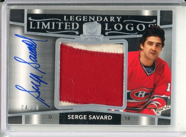 2024-25 The Cup Limited Logos #LLSS Serge Savard PATCH AUTO /10