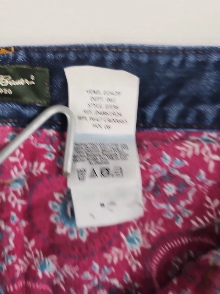 Eddie Bauer Womens Fleece Lined Jeans Size 16 Flannel Flower Lined Style 0336 - Image 3 of 4