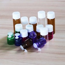 1 5ml Empty glass bottles Crafts Screw Cap Jars Tiny Essential Oils Perfume