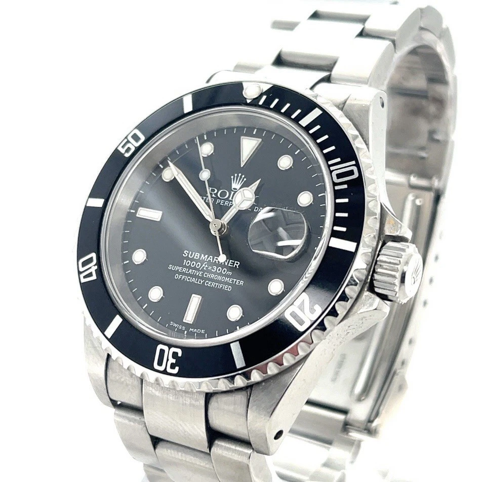 16610 Rolex Submariner Date aus 2001 Full Set LC100 mit Box & Papieren, Foto 3 von 5