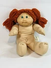 Vintage 1982  Cabbage Patch Doll Red Hair Hair Pigtails Dimple Green Eyes