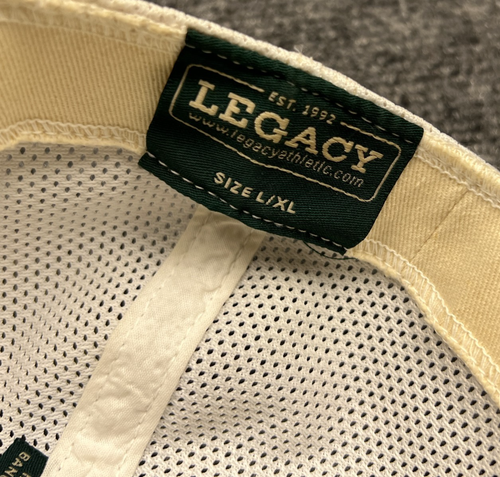 Legacy Stetson University Spell Out Cap Adult Fitted L/XL Green Hat - Picture 9 of 9