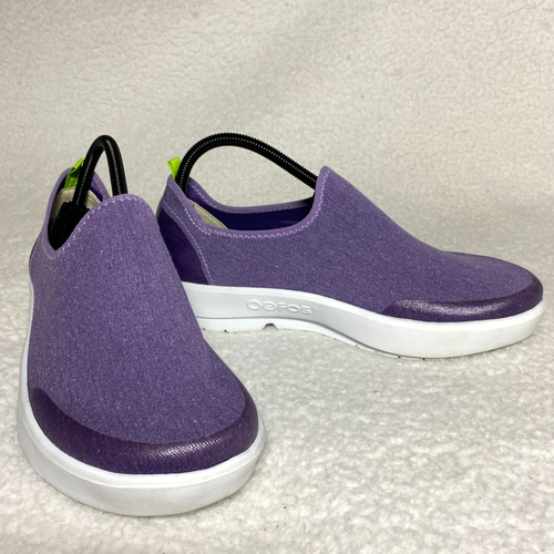 OOfos OOmg Eezee Low Recovery Shoes Womens Size 10 Purple Sneakers - Picture 1 of 19