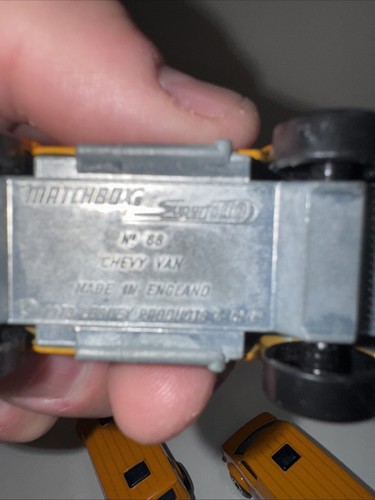 Matchbox Superfast No 68 Chevy Vans Orange (4) - Picture 7 of 8