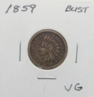 1859 U.S. Indian Head Penny Type Coin