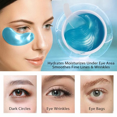 60 Stück Unter den Augen Pads Mix Fruchtige Inhaltsstoffe Feuchtigkeitsspendendes Kollagen Unter den Augen Maske