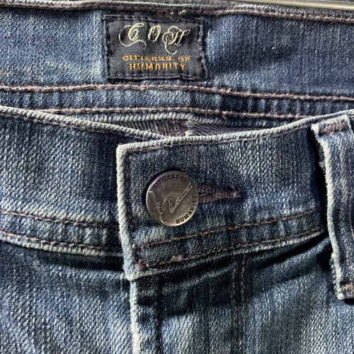 Citizens of Humanity Jeans Denim Damen 28 Blau Ava Low Rise Straight Leg - Bild 2 von 13