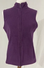 L.L. Bean - Purple - Women's Fleece Vest - Medium Regular - 259068