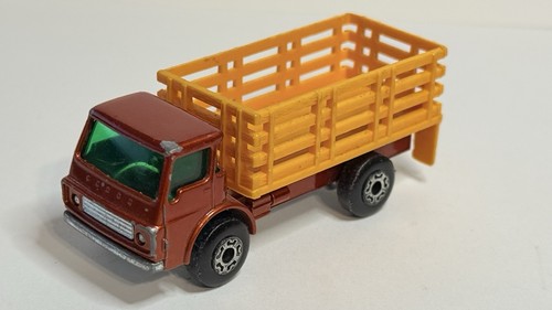 Vintage 1976 Lesney Matchbox Superfast No 71 Dodge Cattle Truck orange - Bild 2 von 4