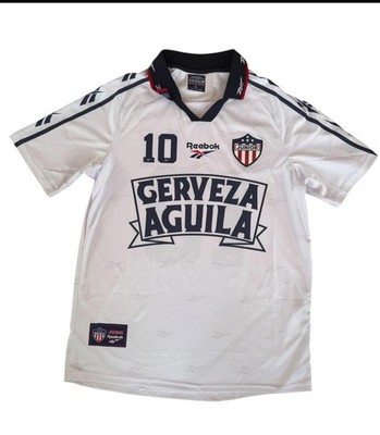 Atletico Junior de Barranquilla 1998 Away Jersey Size XL  Men s #10 