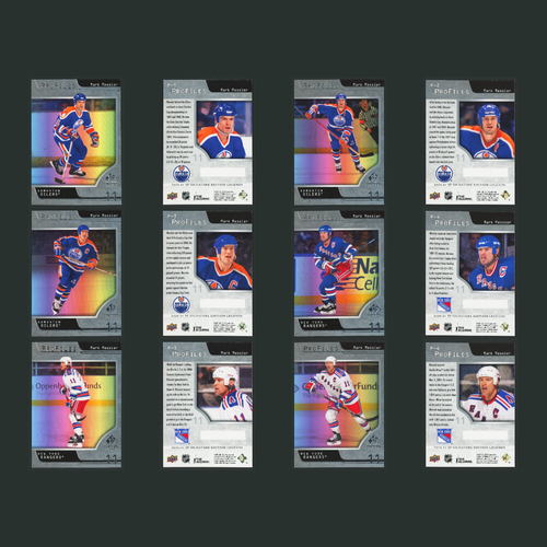 Juego completo de 48 tarjetas de hockey SP Signature Edition Legends Profiles 2020 casi nuevo NHL - Imagen 3 de 11