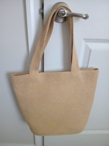 San Diego Hat Company Woven Tote Shoulder Bag. Lined. Snap Beachy Travel - Picture 8 of 9