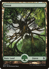 Forest (273) - Full Art #273 (Foil) (MP) Battle for Zendikar BFZ Magic MTG