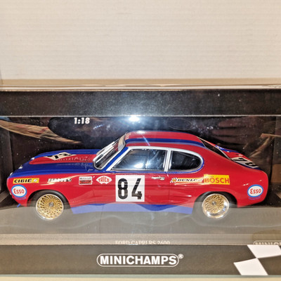 1/18 Minichamps Ford Capri RS 2600 Shark Team Rouget/Geurie 24H Le Mans 1972