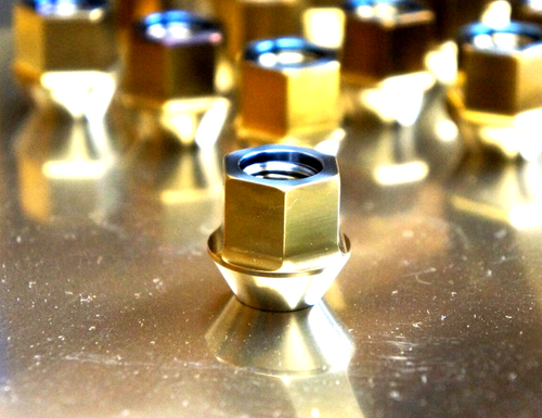 Titanium Lug Wheel Nut 12x1.5 17mm 60deg open 20pack set - Picture 7 of 17
