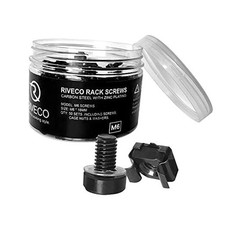 M6 Screws Cage Nuts for Server Cabinets Racks Mounting 50 Sets -M6 x 16mm