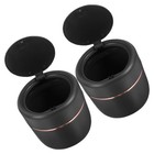 2pcs Small Trash Can for Bedroom Desktop Trash Cans Mini Trash Cans with Lid